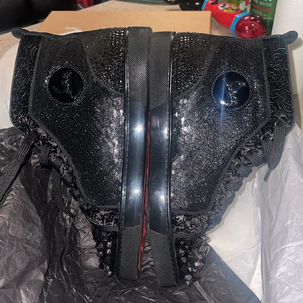 Christian Louboutin Louis Mix No Limit Flat Pat/CR Star/Velv size 40.5 eu - Picture 7 of 14